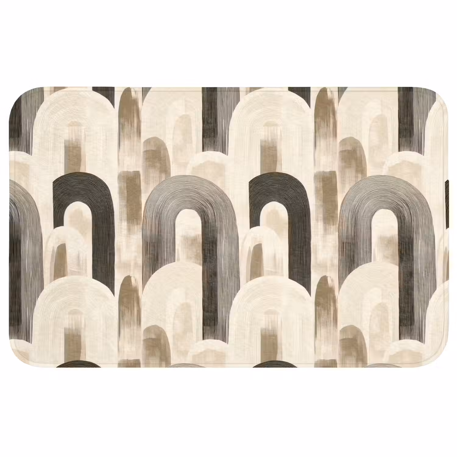 Abstract - Patroon - Bogen WCmat middel 1009 -3d