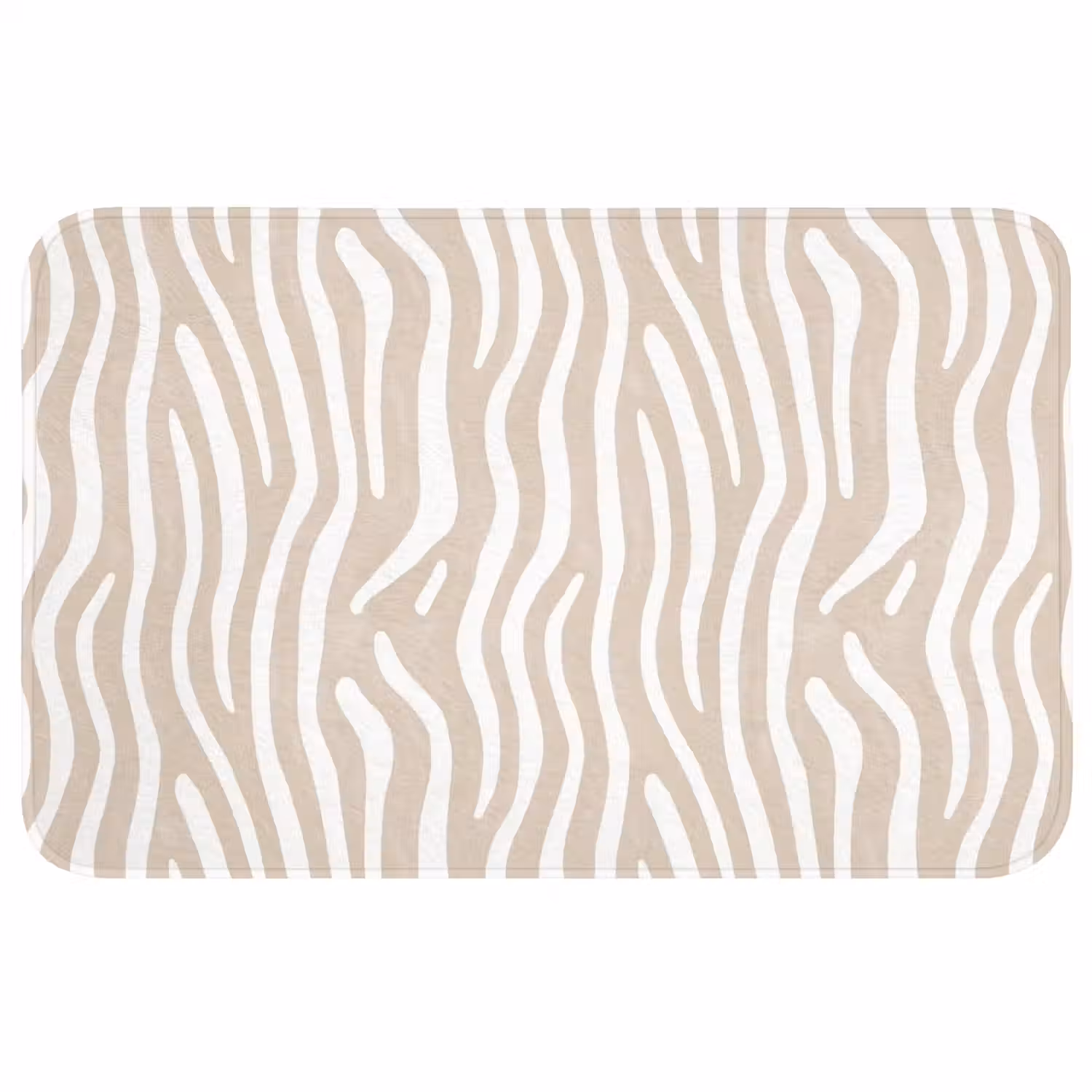 Abstract - Zebra - Beige WCmat middel 1009 -3d