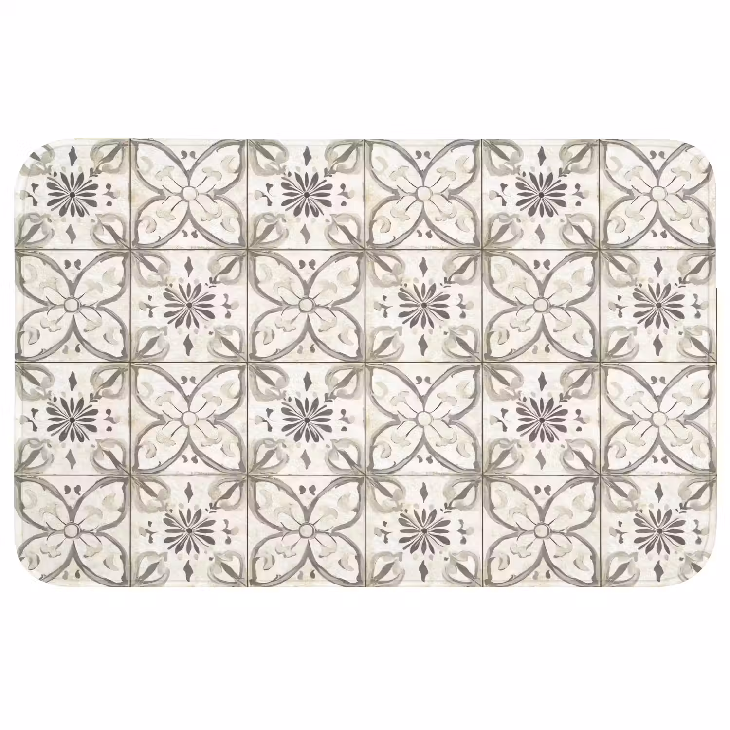 Antiek - Tegel - Beige WCmat middel 1009 -3d