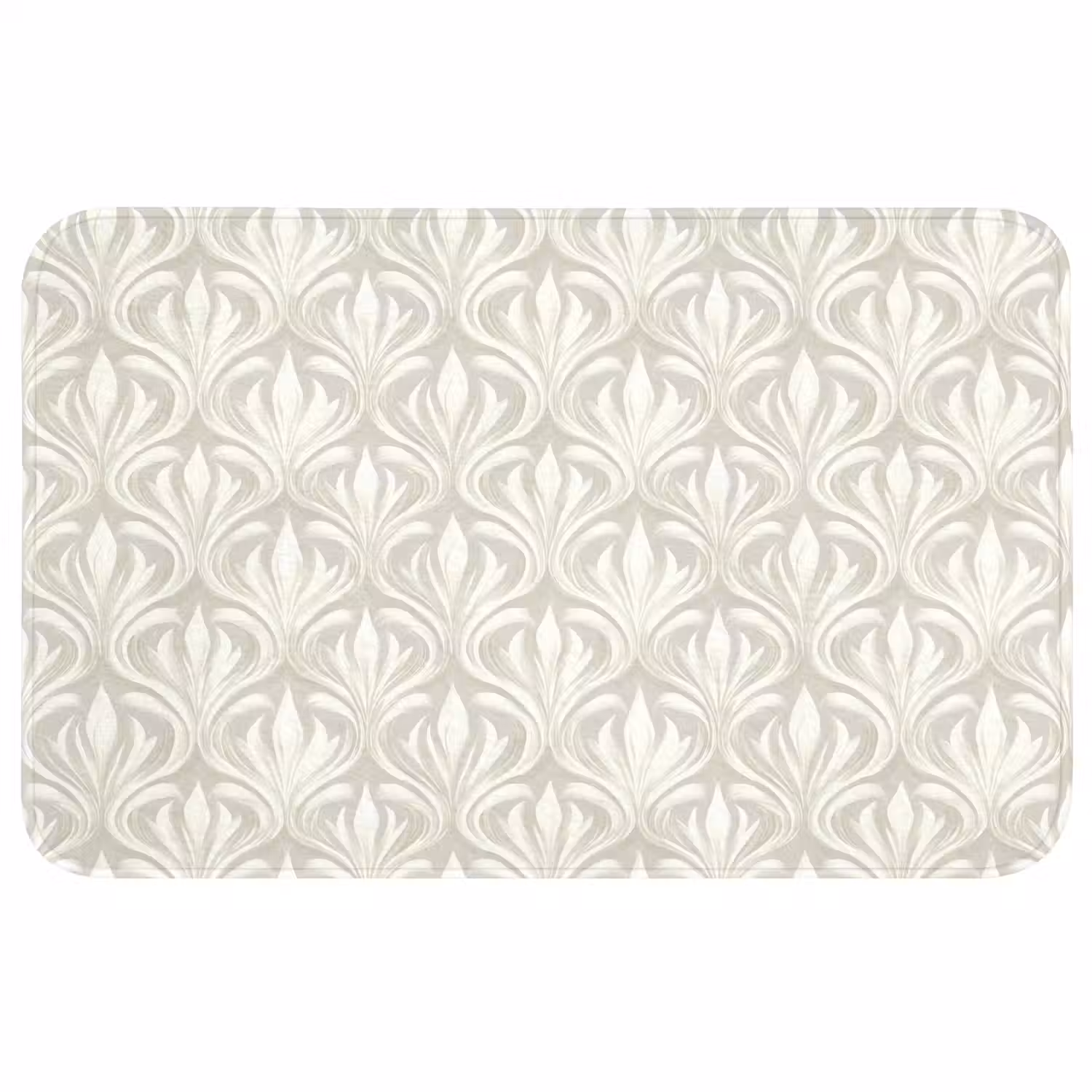 Barok - Patroon - Beige WCmat middel 1009 -3d