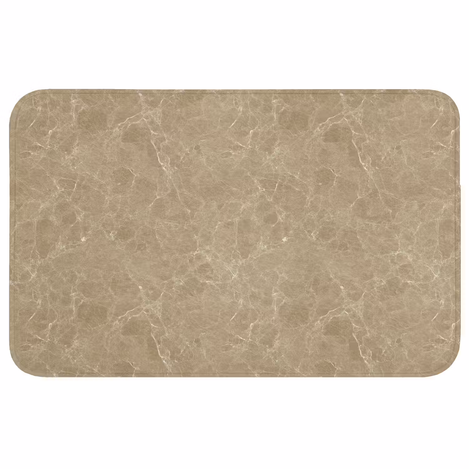 Beige - Marmer - Witte aders WCmat middel 1009 -3d