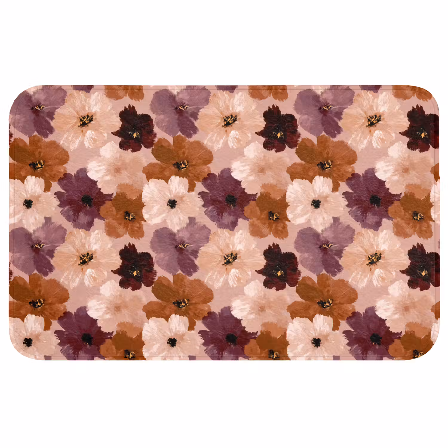 Bloemen - Abstract - Aardetinten WCmat middel 1009 -3d