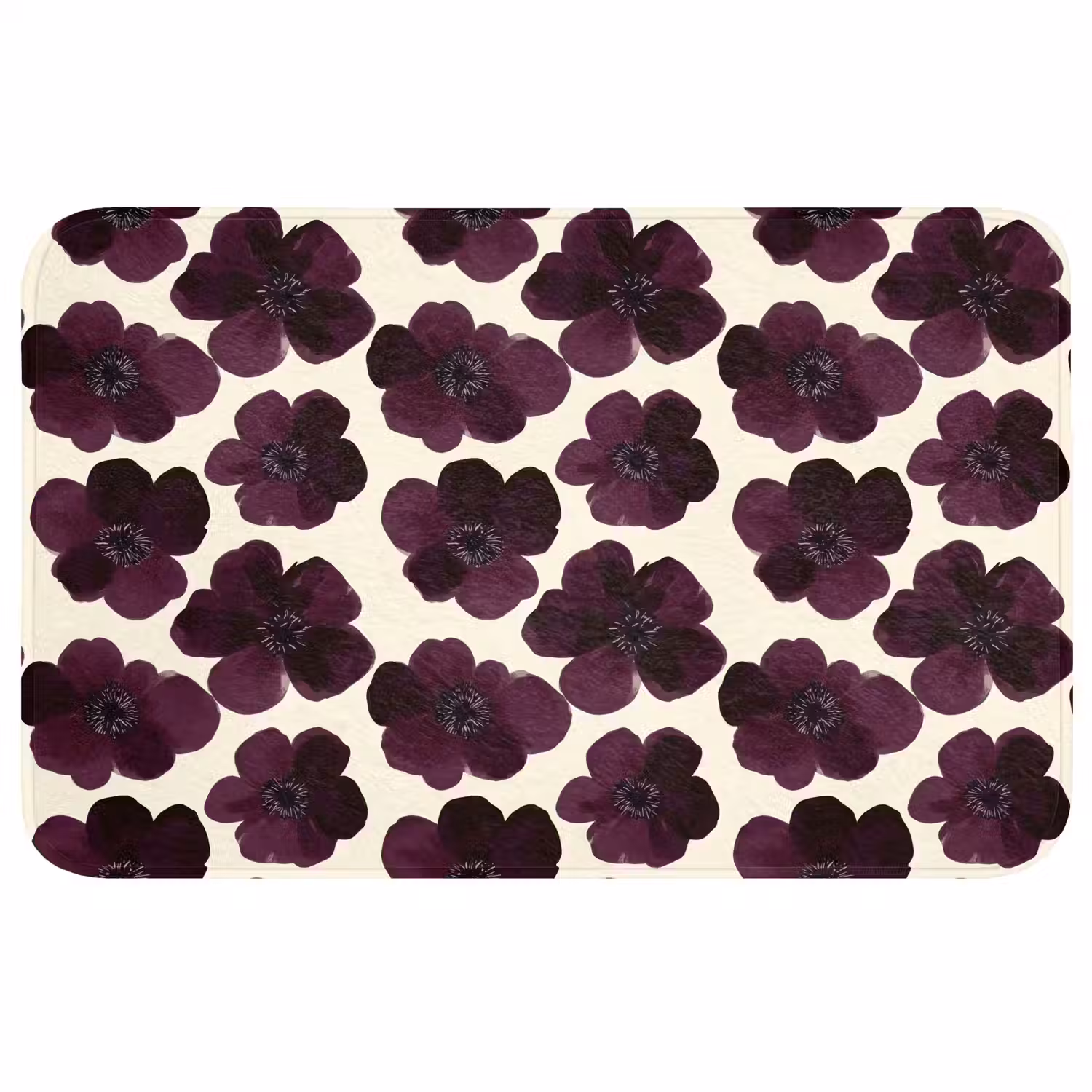 Bloemen - Aquarel - Paars WCmat middel 1009 -3d