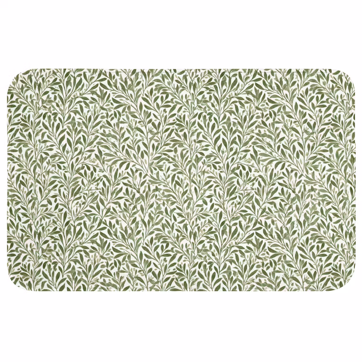 Botanisch - Takken - Groen WCmat middel 1009 -3d