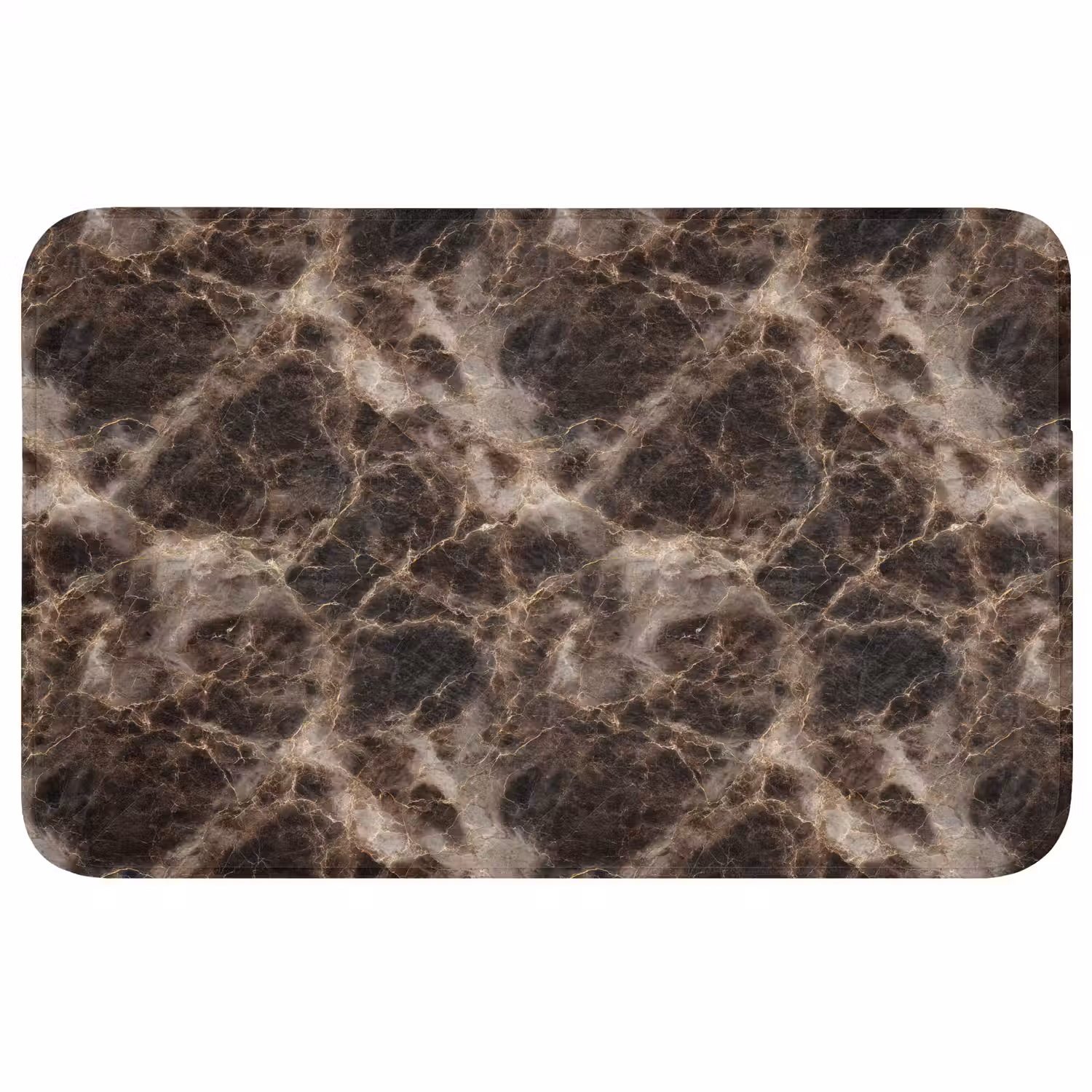 Bruin - Goud - Marmer WCmat middel 1009 -3d