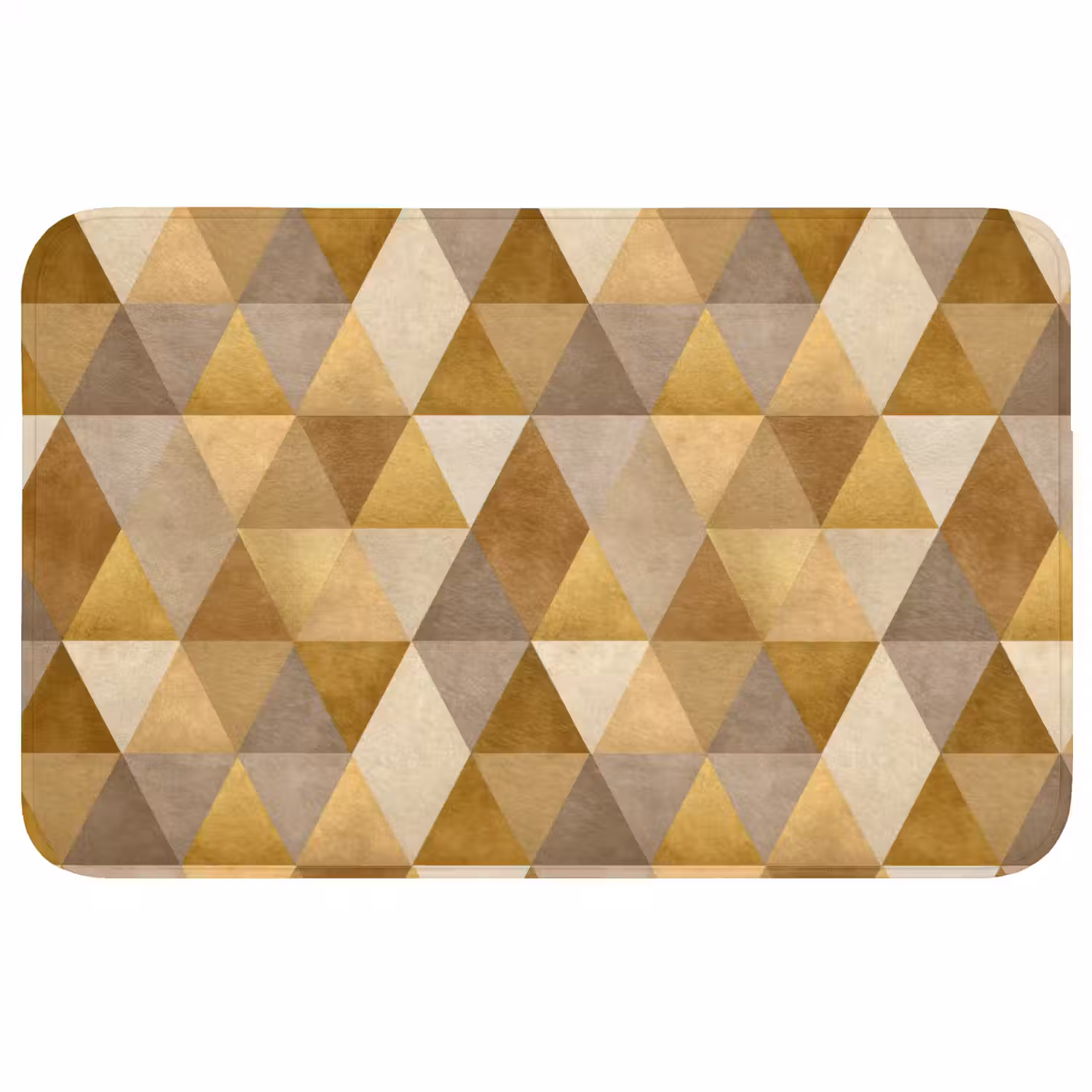 Geometrisch - Driehoek - Goud WCmat middel 1009 -3d