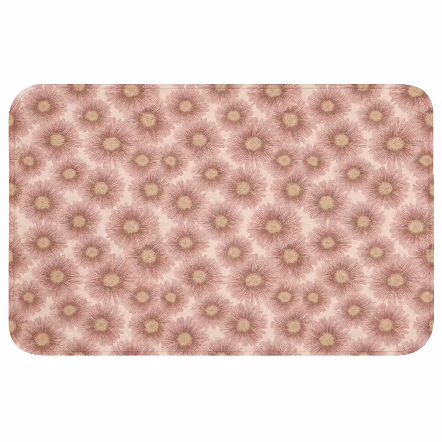Gerbera - Bloemen - Roze WCmat middel 1009 -3d