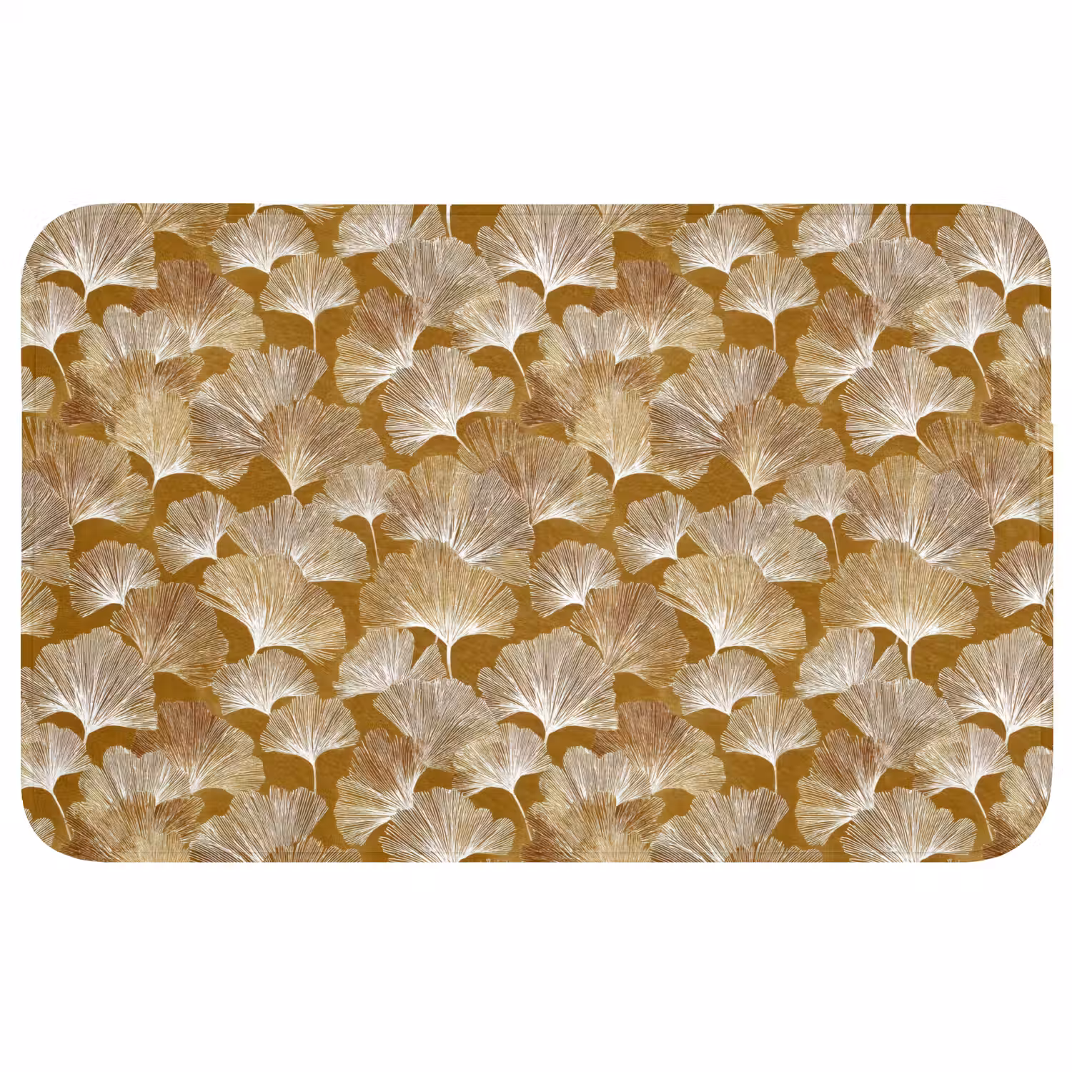 Ginkgo - Bladeren - Goud WCmat middel 1009 -3d