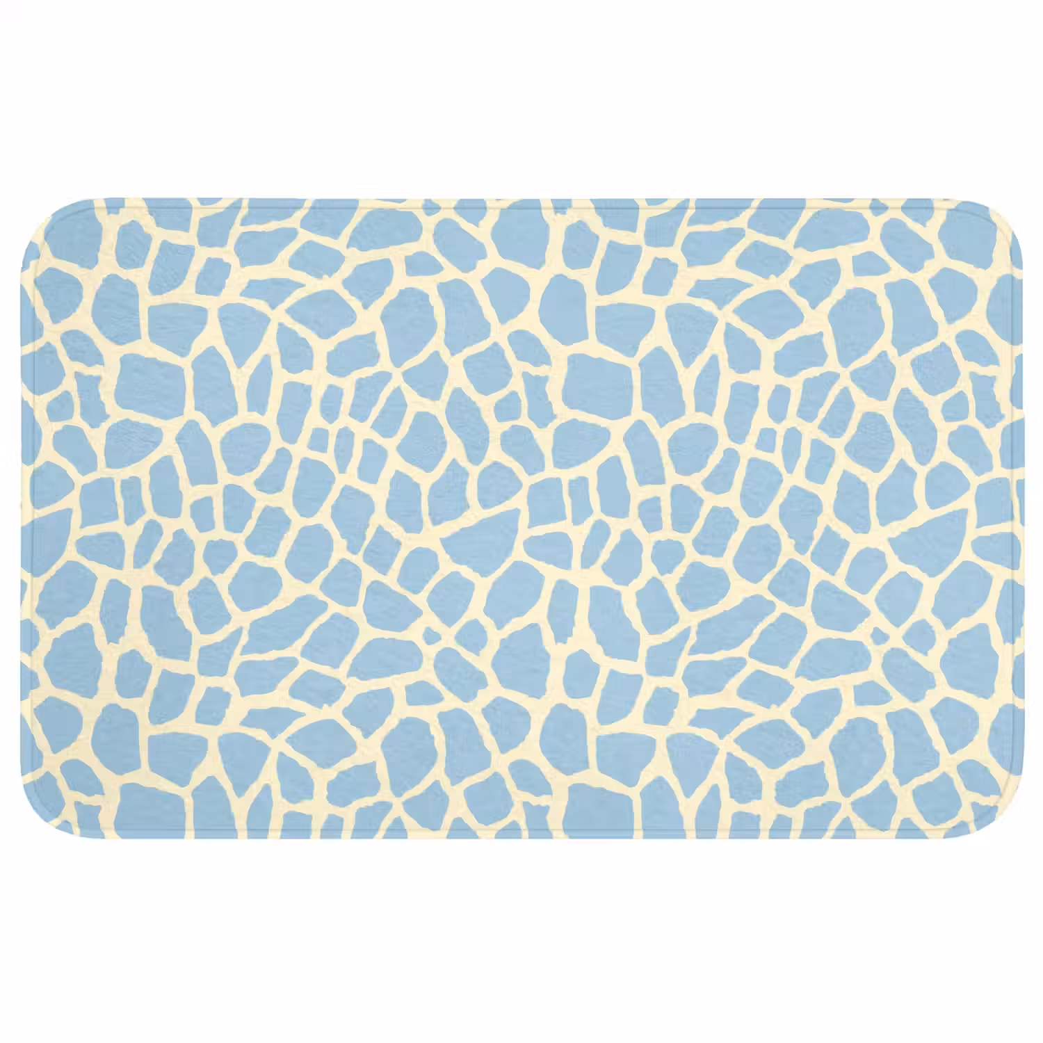 Giraf - Modern - Blauw WCmat middel 1009 -3d
