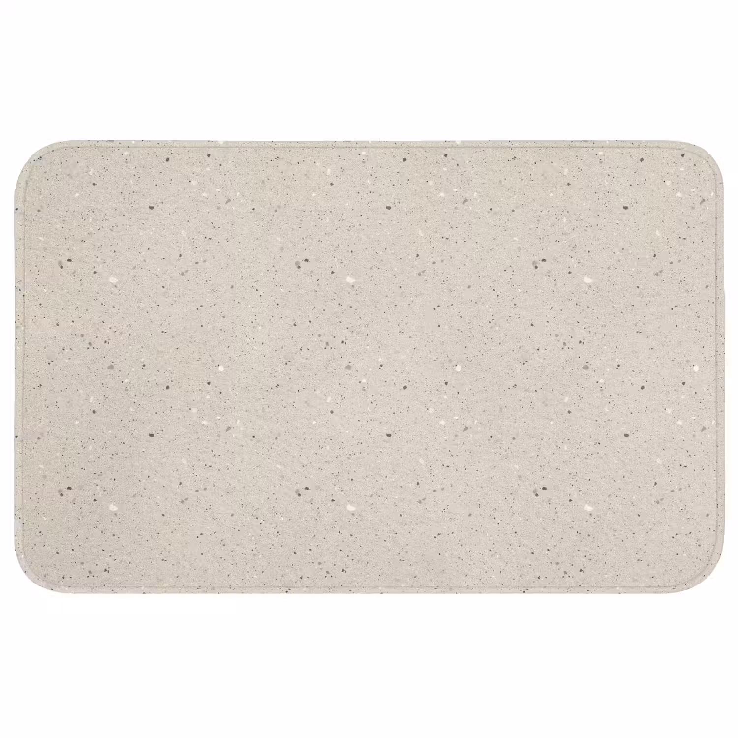 Lichtbeige - Terrazzo - Grijs WCmat middel 1009 -3d