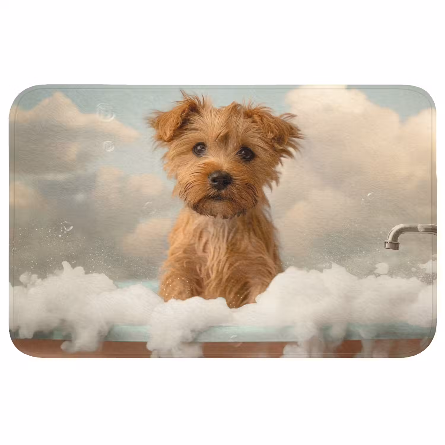Hond - Bad - Dieren - Schuim WCmat middel -3d