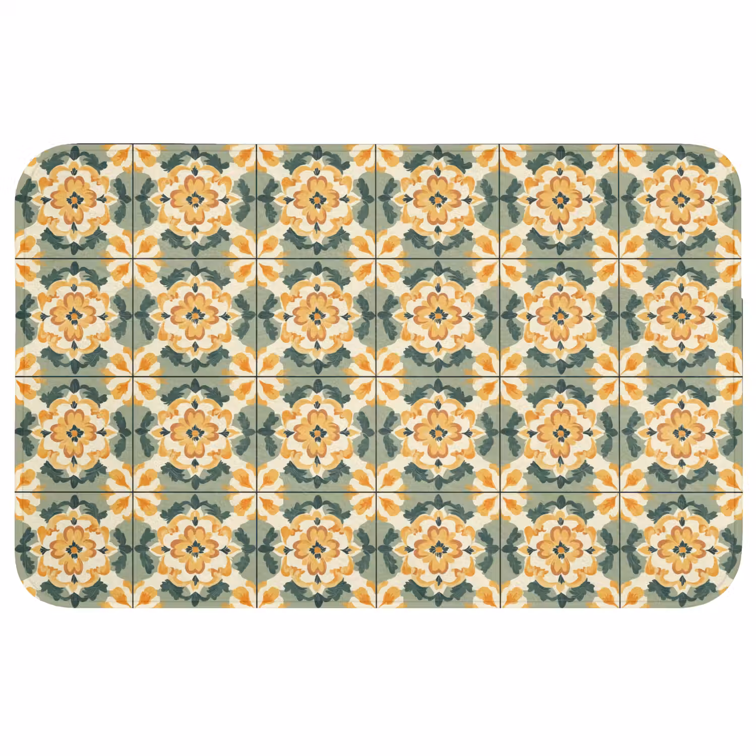 Keramiek - Verweerd - Kleurrijk WCmat middel 1009 -3d