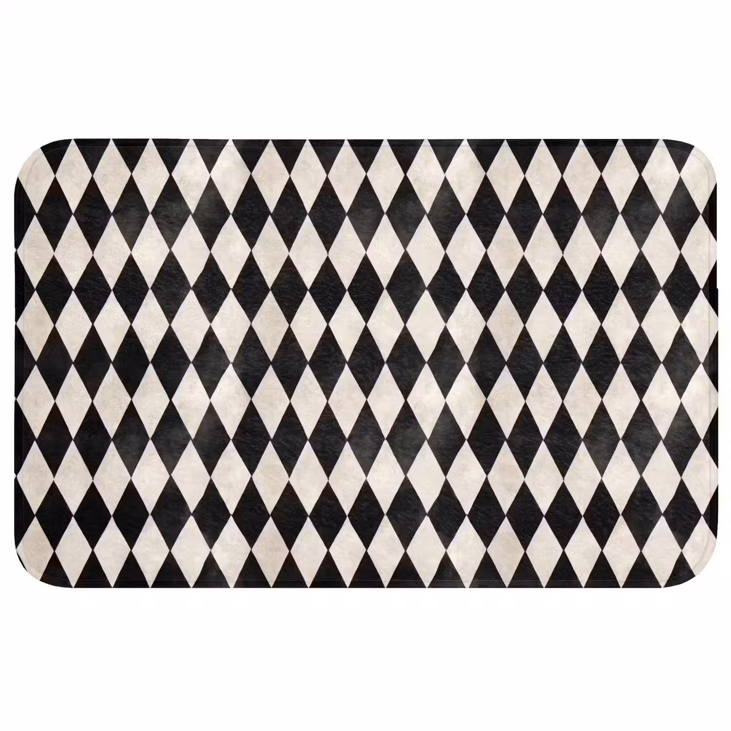 Klassiek - Patroon - Zwart WCmat middel 1009 -3d