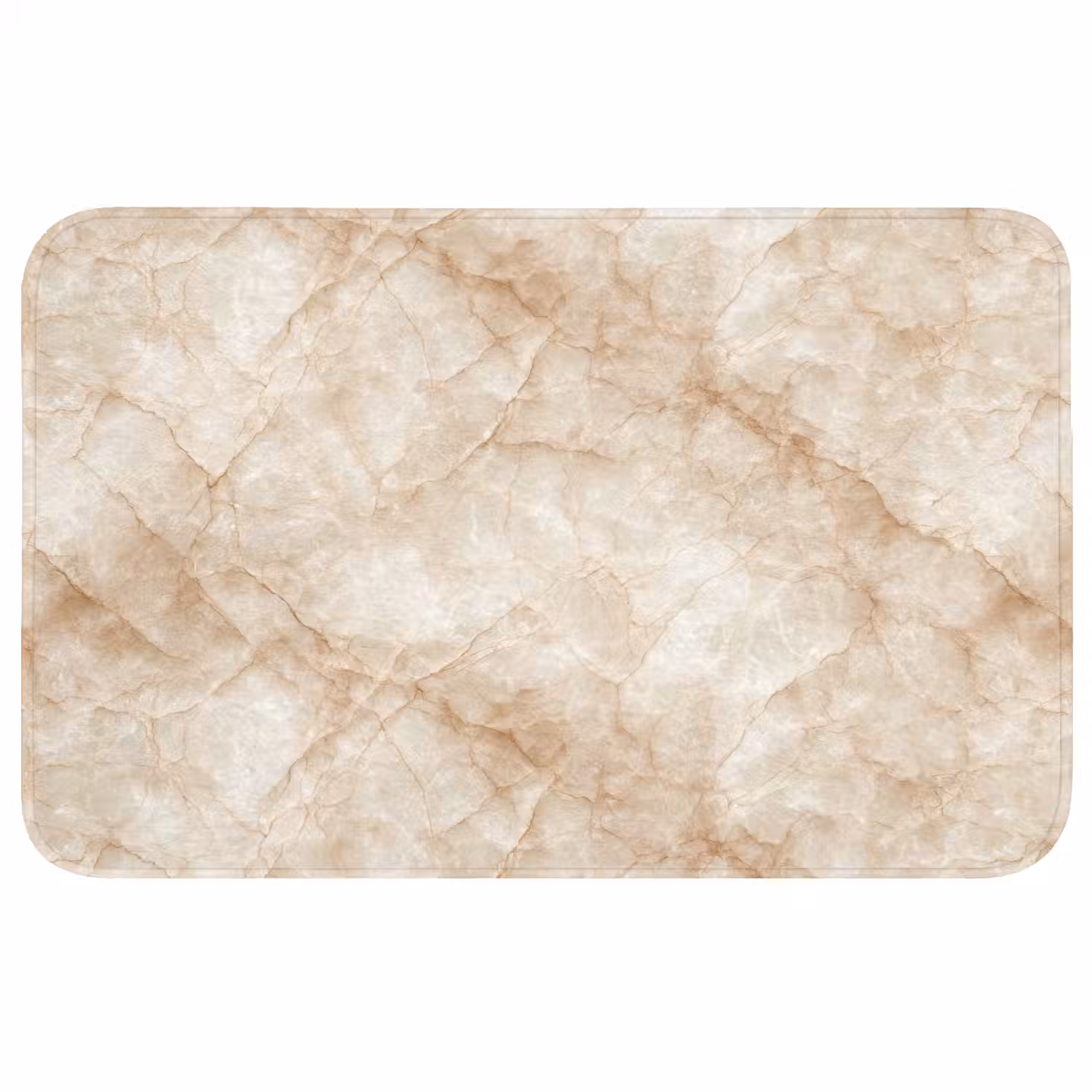 Kristalstructuur - Bruin - Marmer WCmat middel 1009 -3d