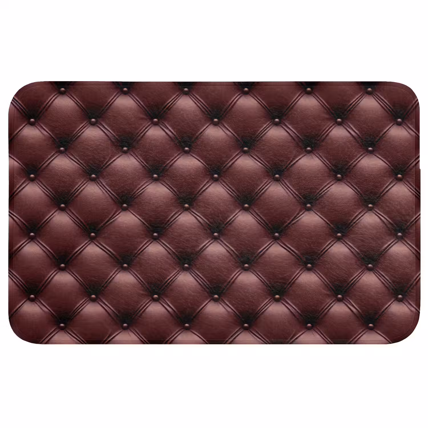 Leer - Patroon - Bordeaux WCmat middel 1009 -3d