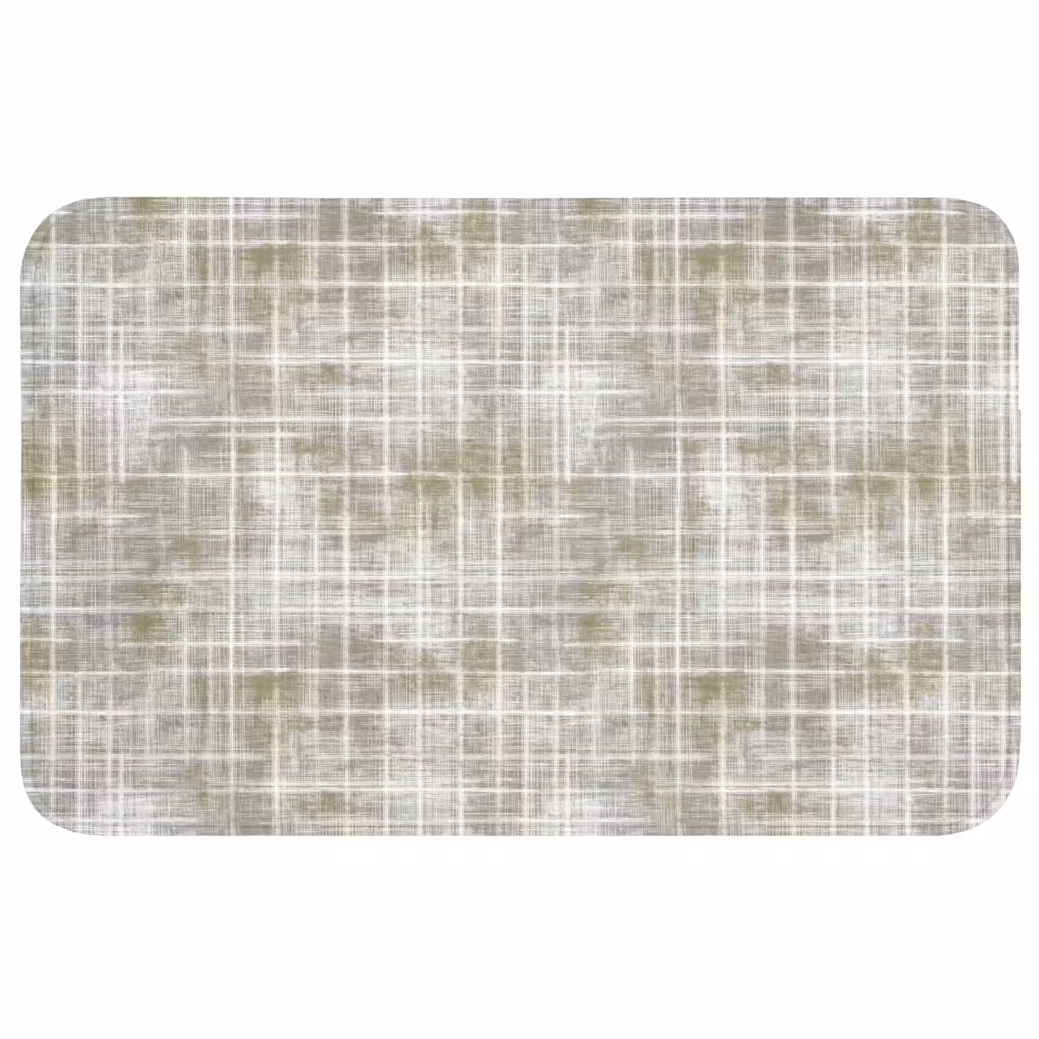 Linnen - Patroon - Groen WCmat middel 1009 -3d