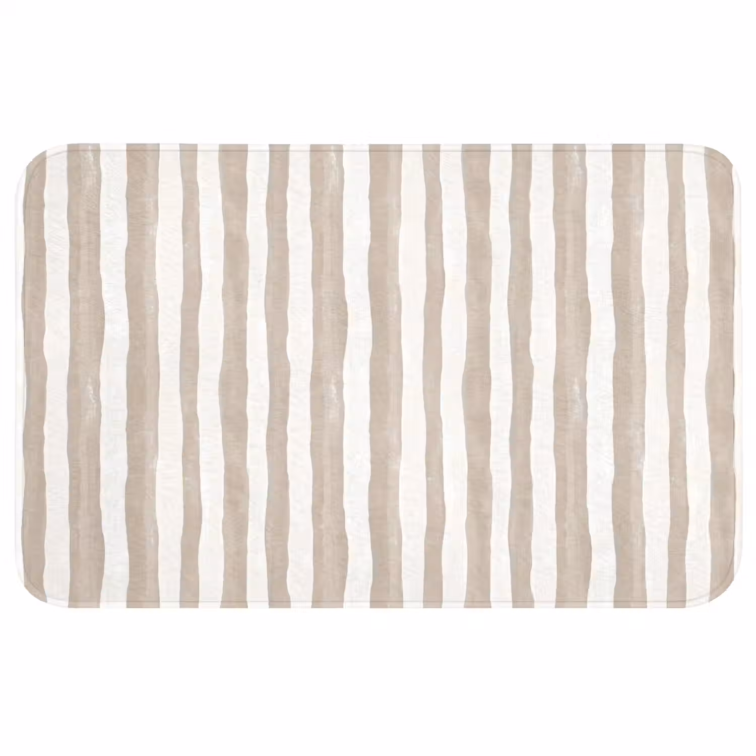 Minimalistisch - Strepen - Beige WCmat middel 1009 -3d