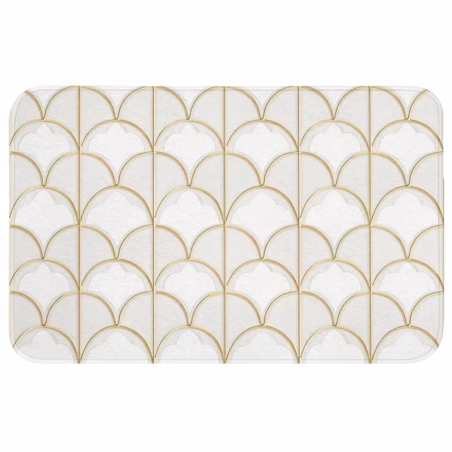 Mozaïek - Bogen - Goud WCmat middel 1009 -3d