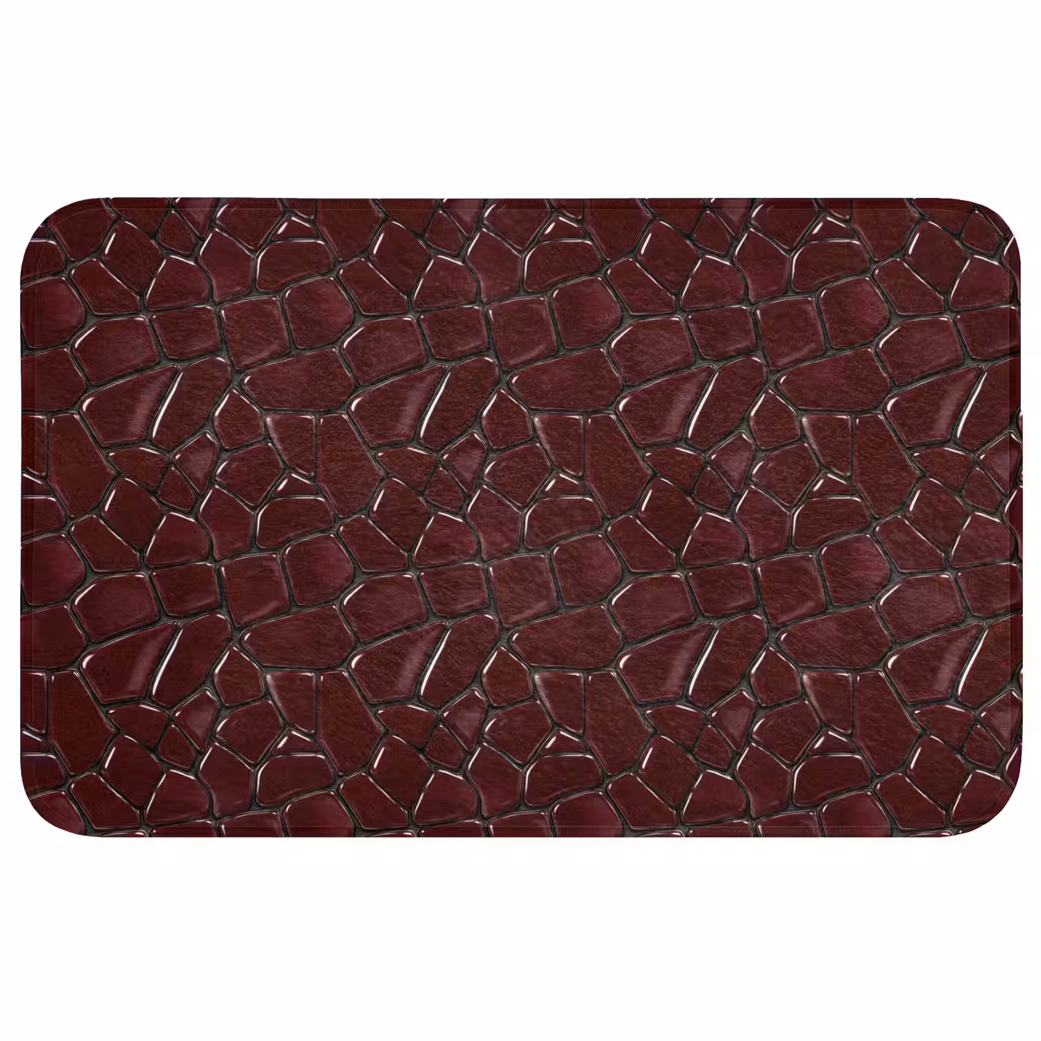 Mozaïek - Tegel - Bordeauxrood WCmat middel 1009 -3d