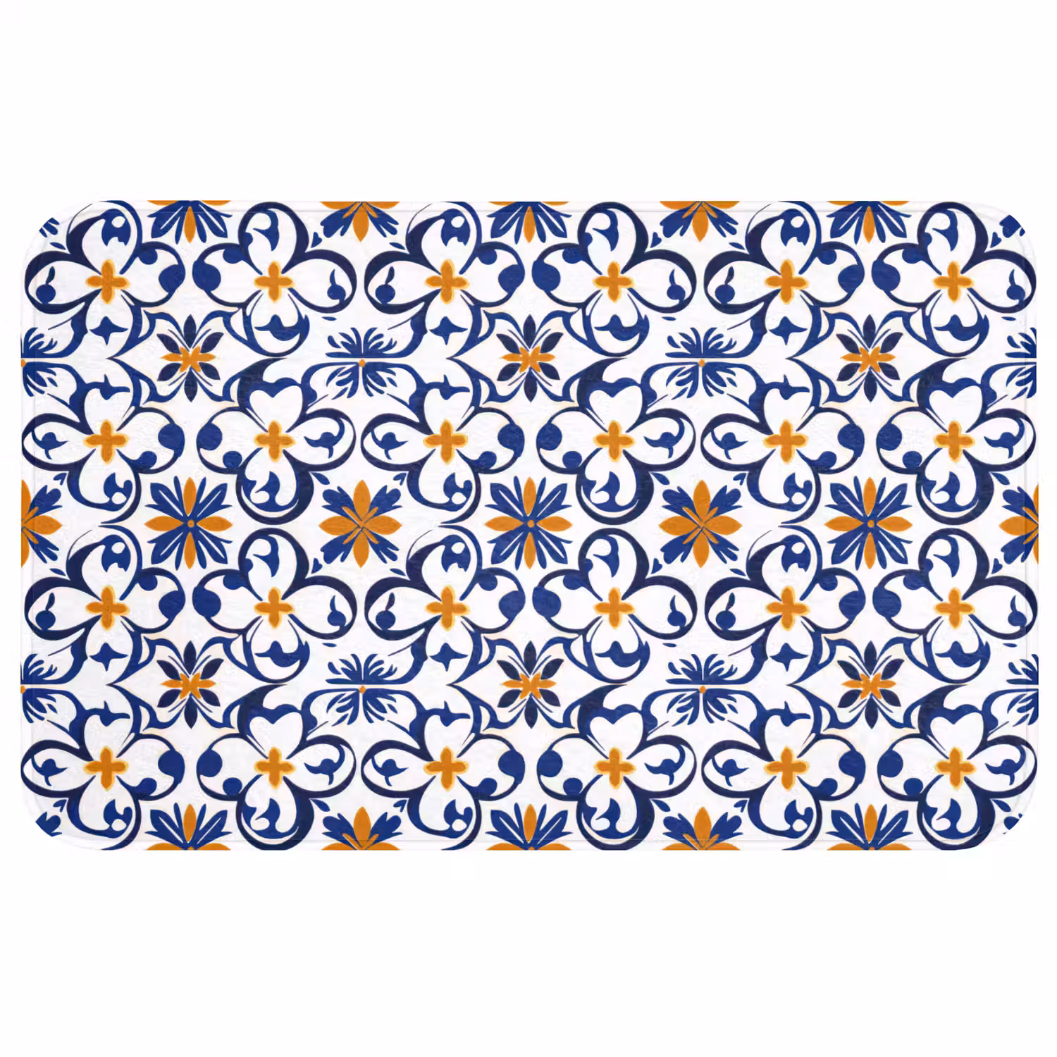 Patroon - Modern - Kleurrijk WCmat middel 1009 -3d