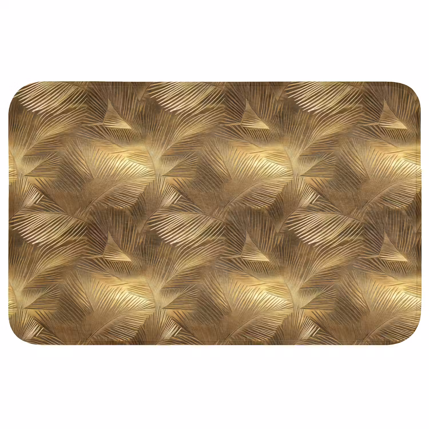Palm - Waaier - Goud WCmat middel 1009 -3d