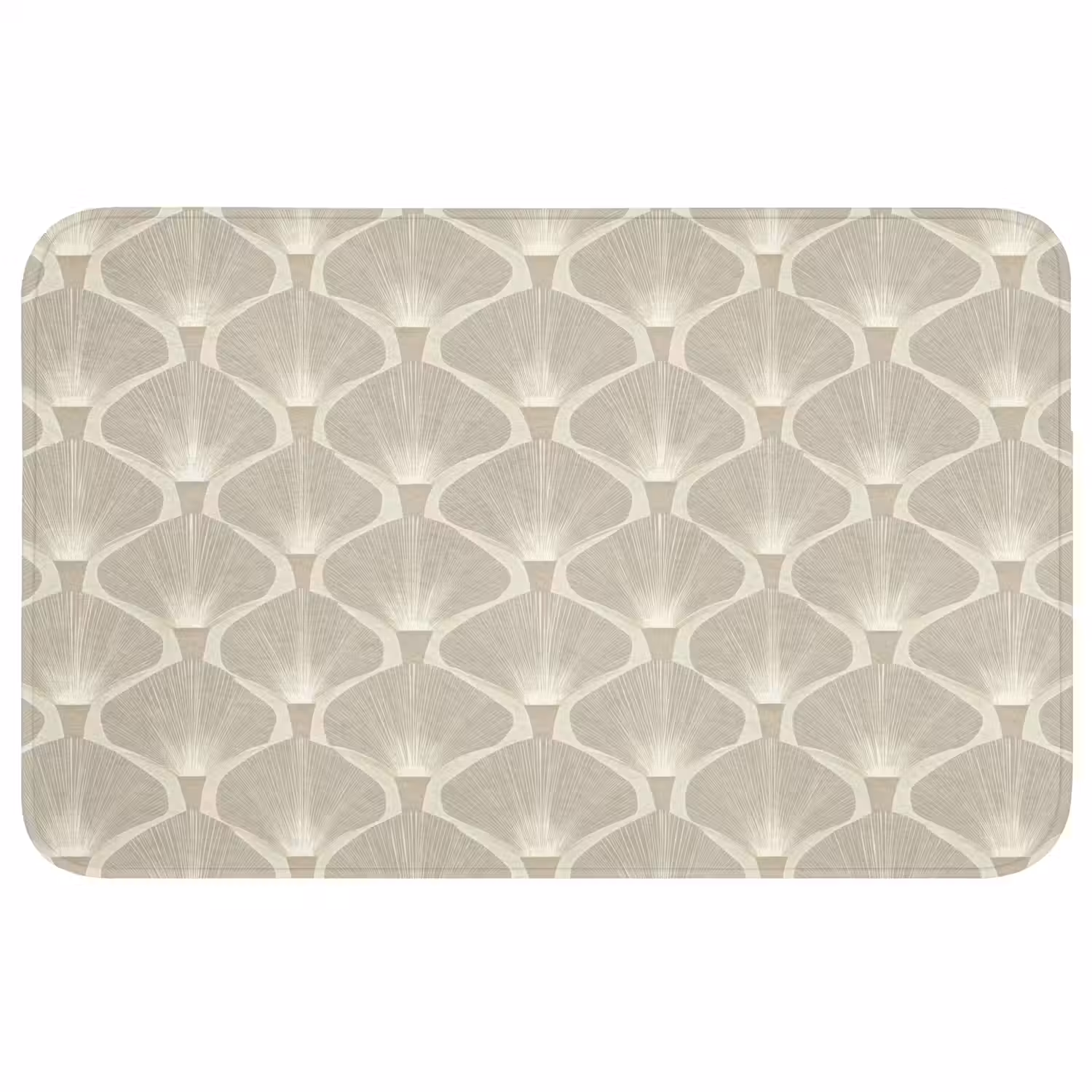 Paneel - Ginkgo - Zand WCmat middel 1009 -3d