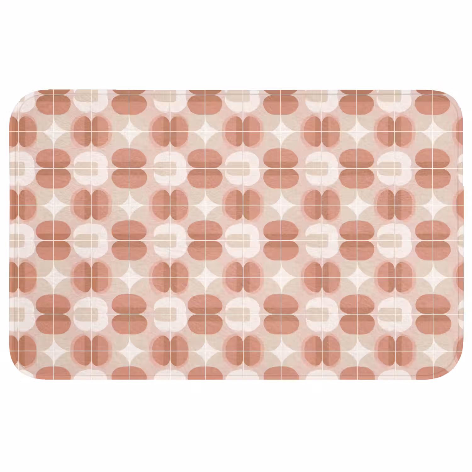Retro - Klassiek - Roze WCmat middel 1009 -3d