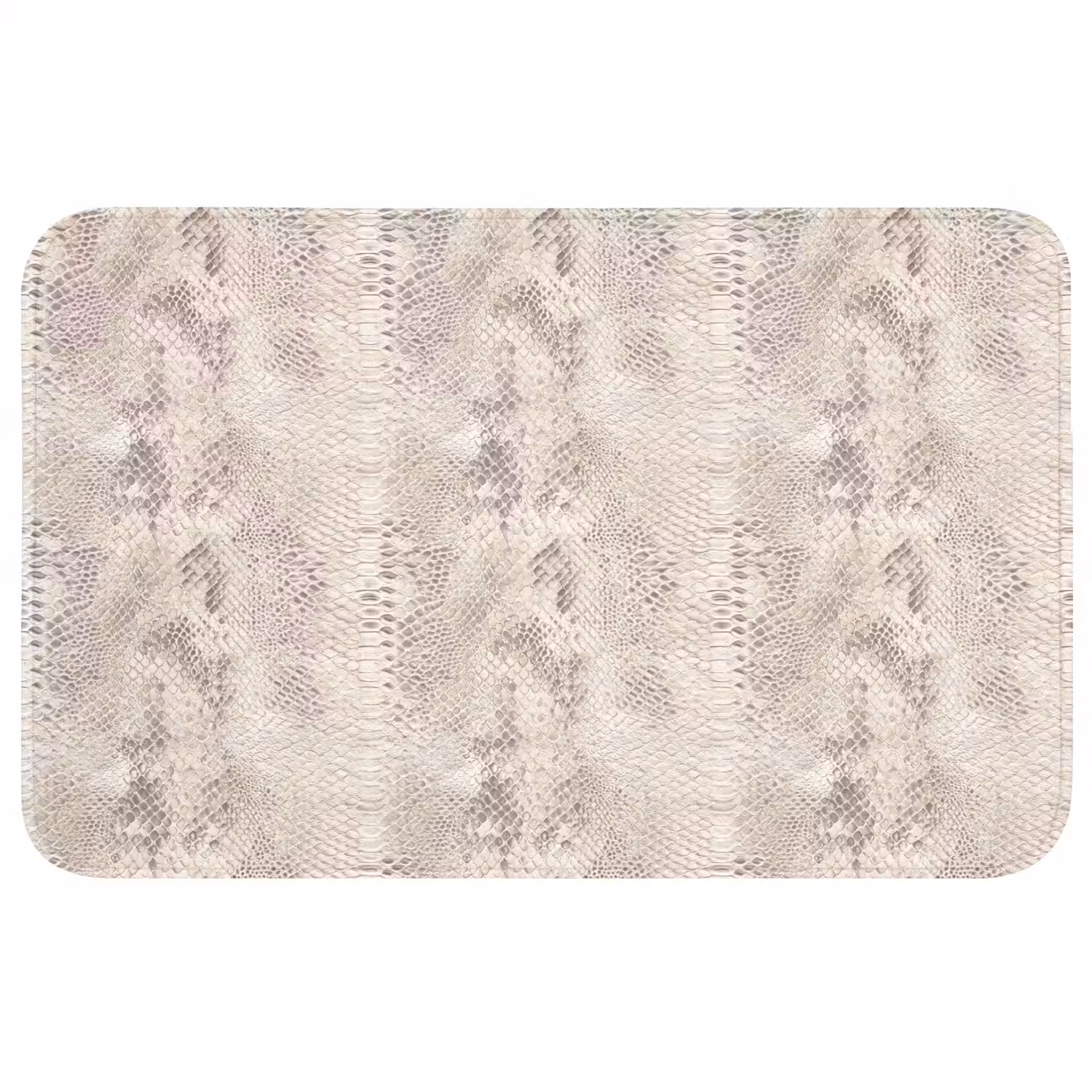 Slang - Patroon - Beige WCmat middel 1009 -3d