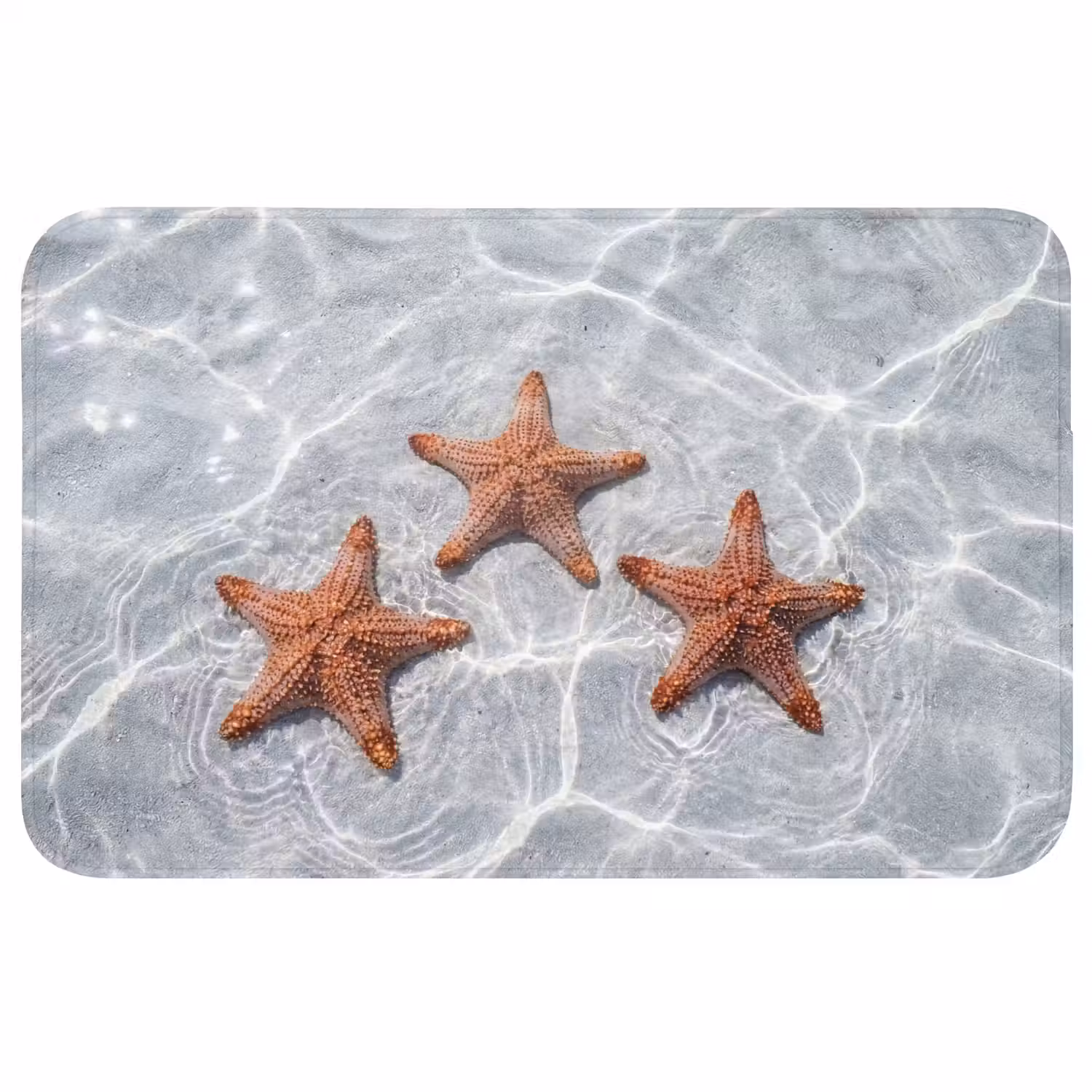 Zeesterren - Water - Helder WCmat middel -3d