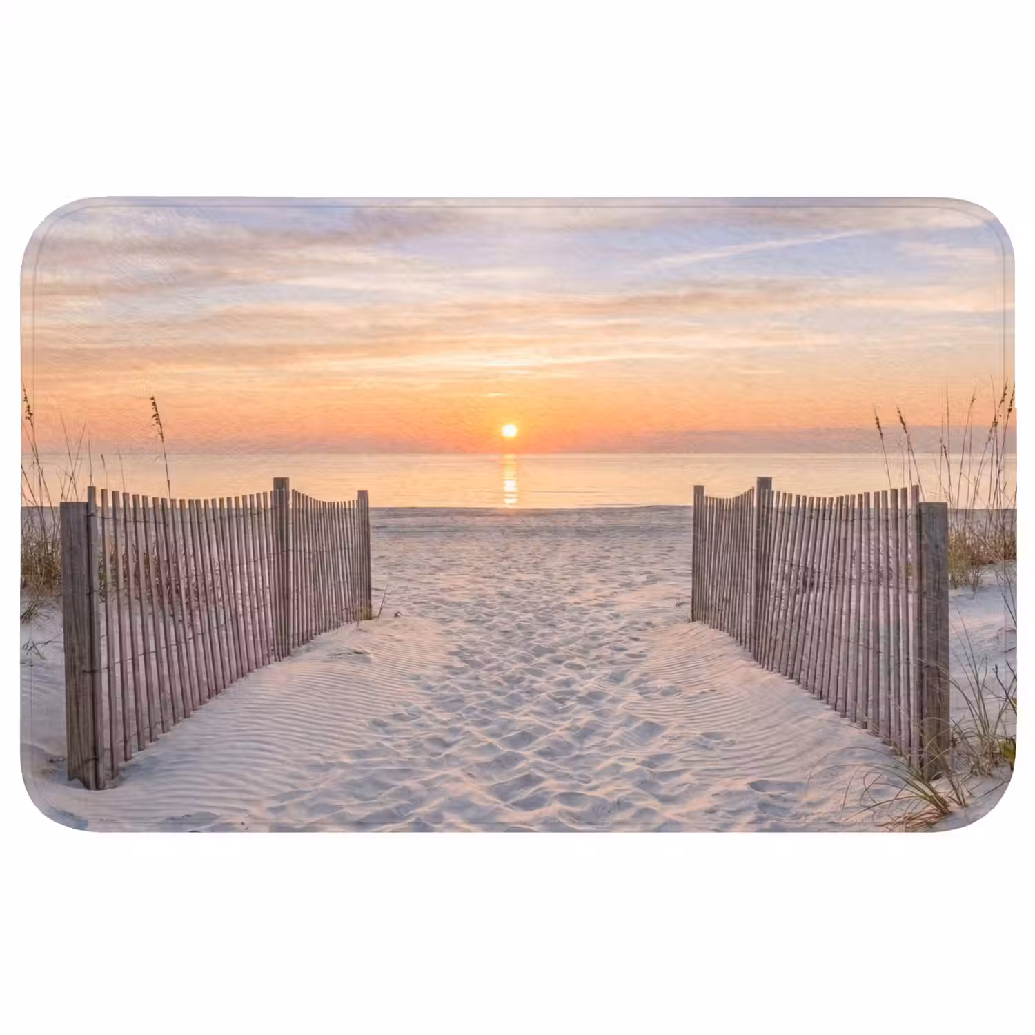 Zonsondergang - Strand - Zand WCmat middel -3d
