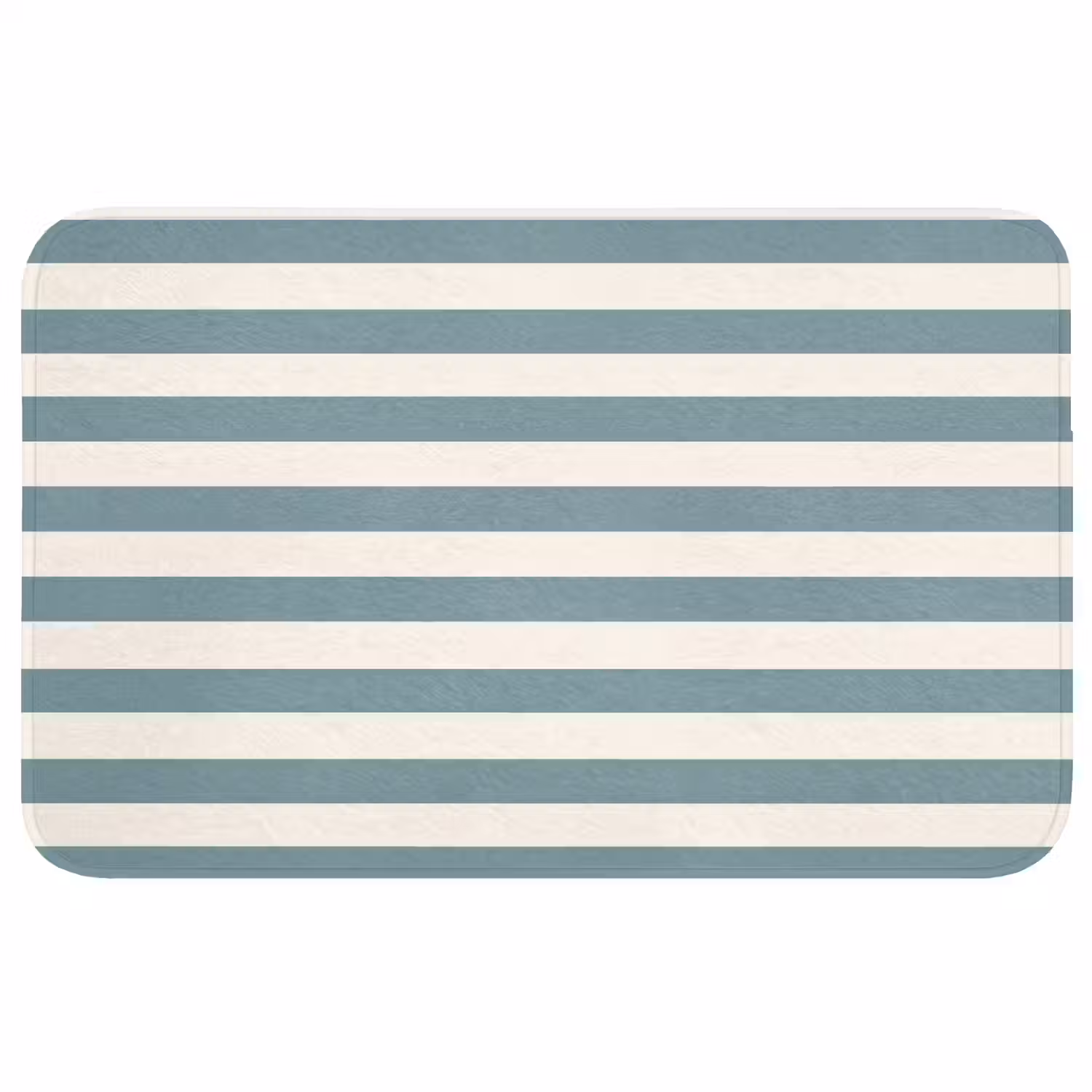 Strepen - Modern - Blauw WCmat middel 1009 -3d