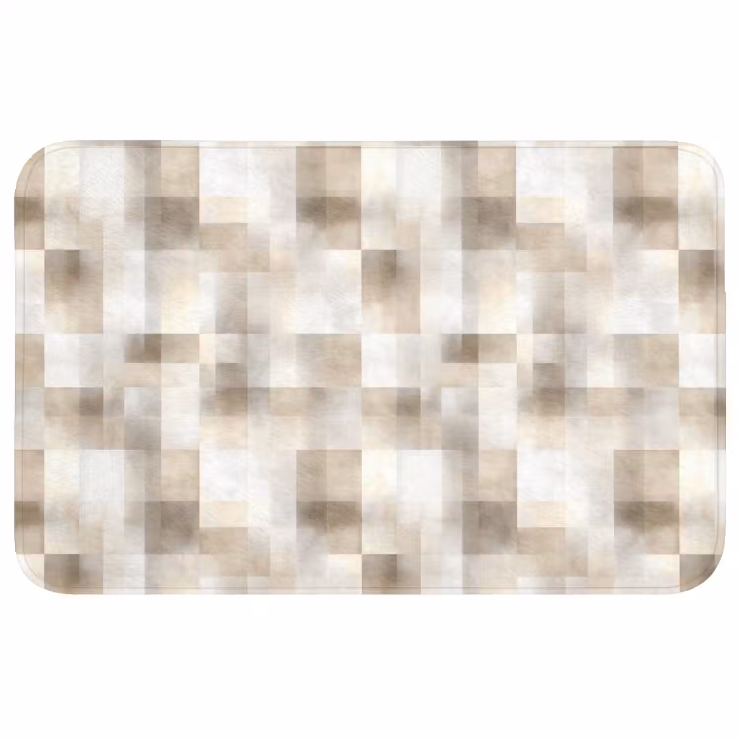 Textuur - Linnen - Beige WCmat middel 1009 -3d