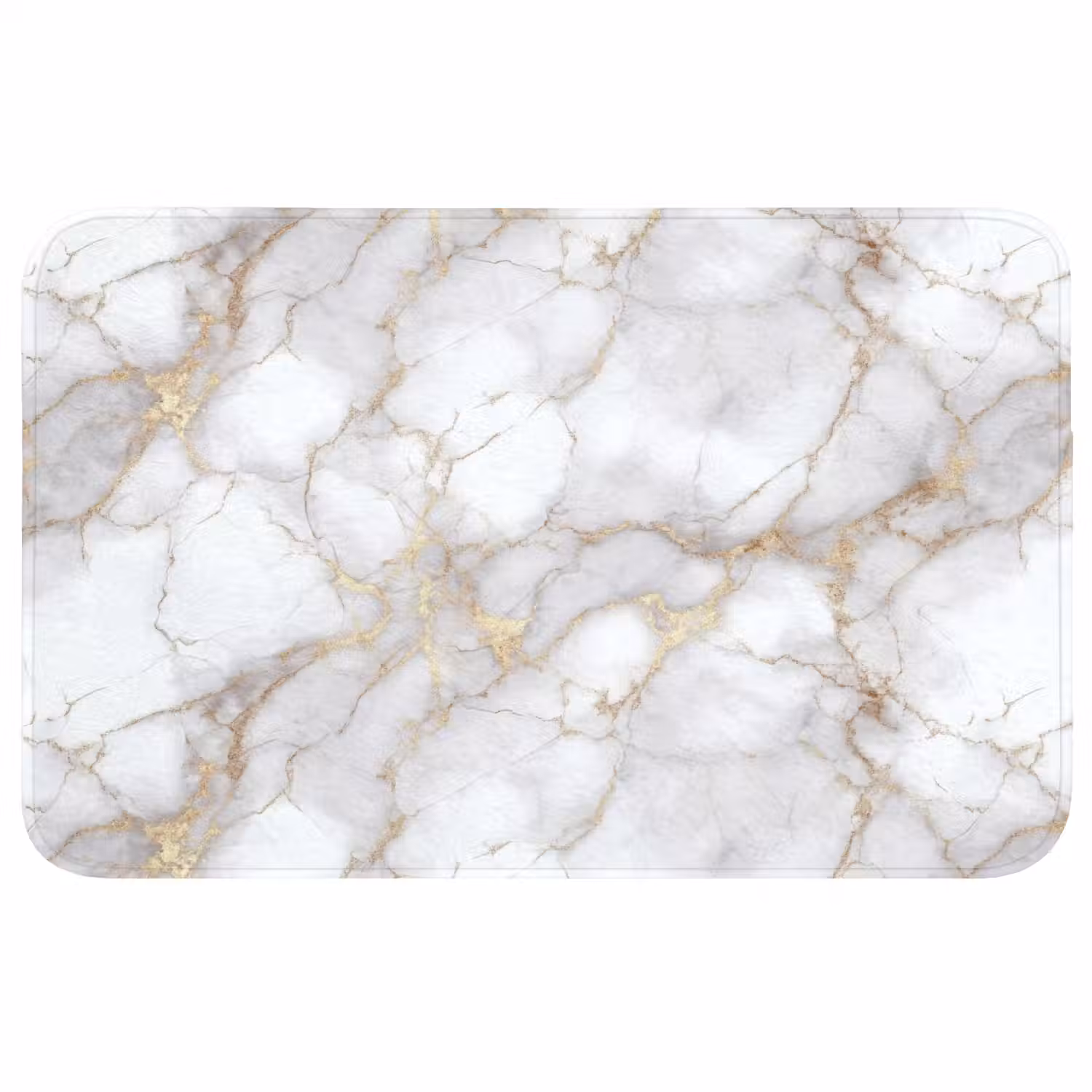 Wit - Goud - Marmer - Grijs WCmat middel 1009 -3d