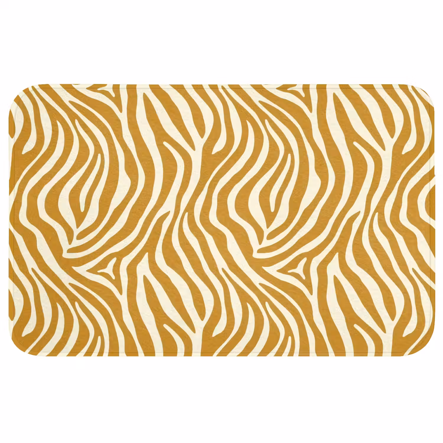 Zebra - Klassiek - Oker - Geel WCmat middel 1009 -3d