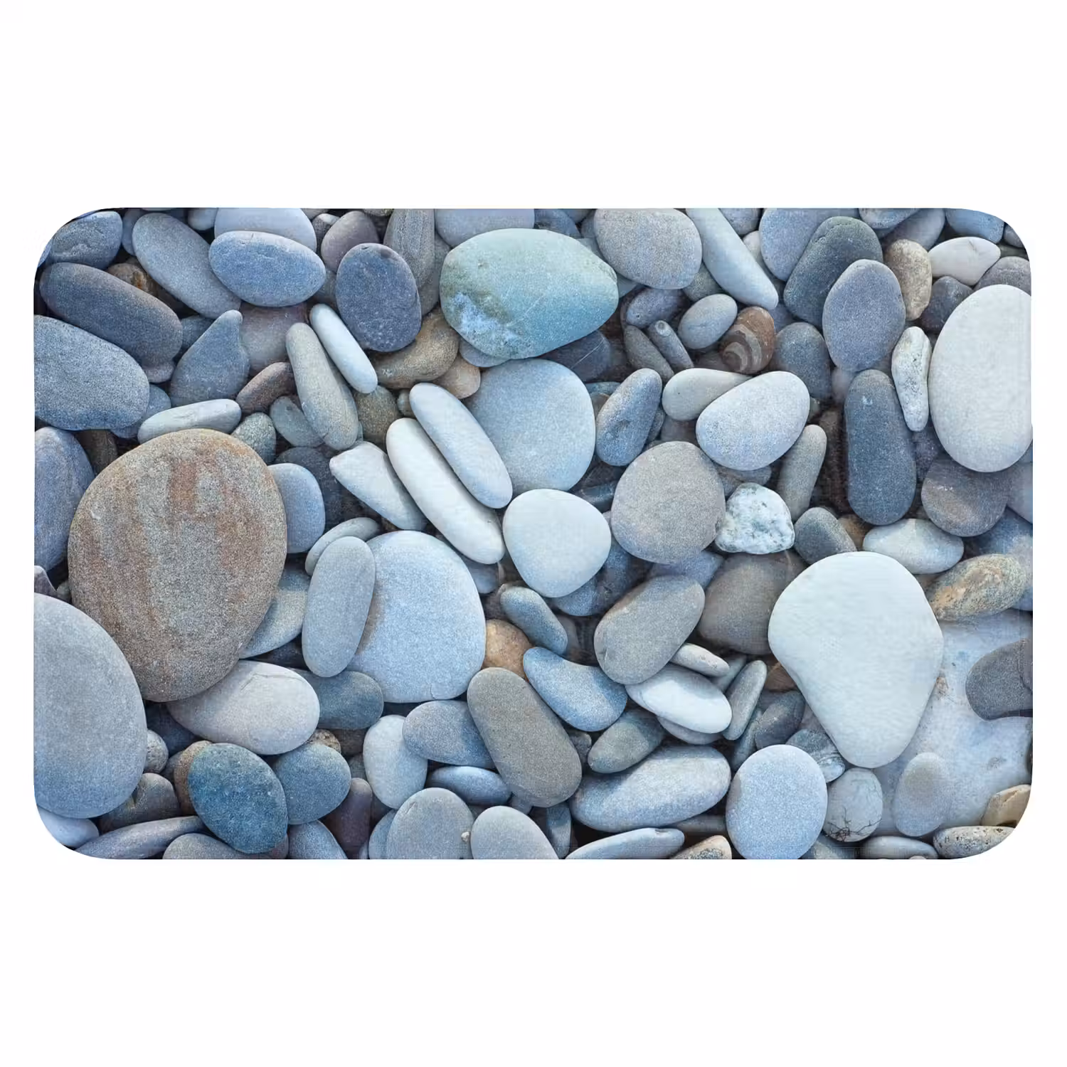Zen stenen - Natuur - Strand WCmat klein -3d