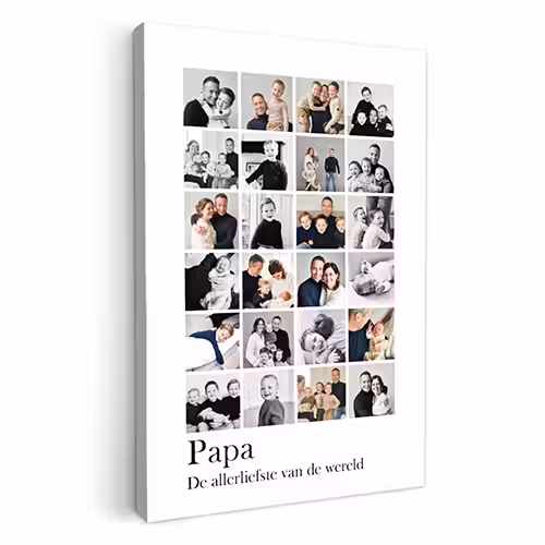 Leinwand - Collage Papa
