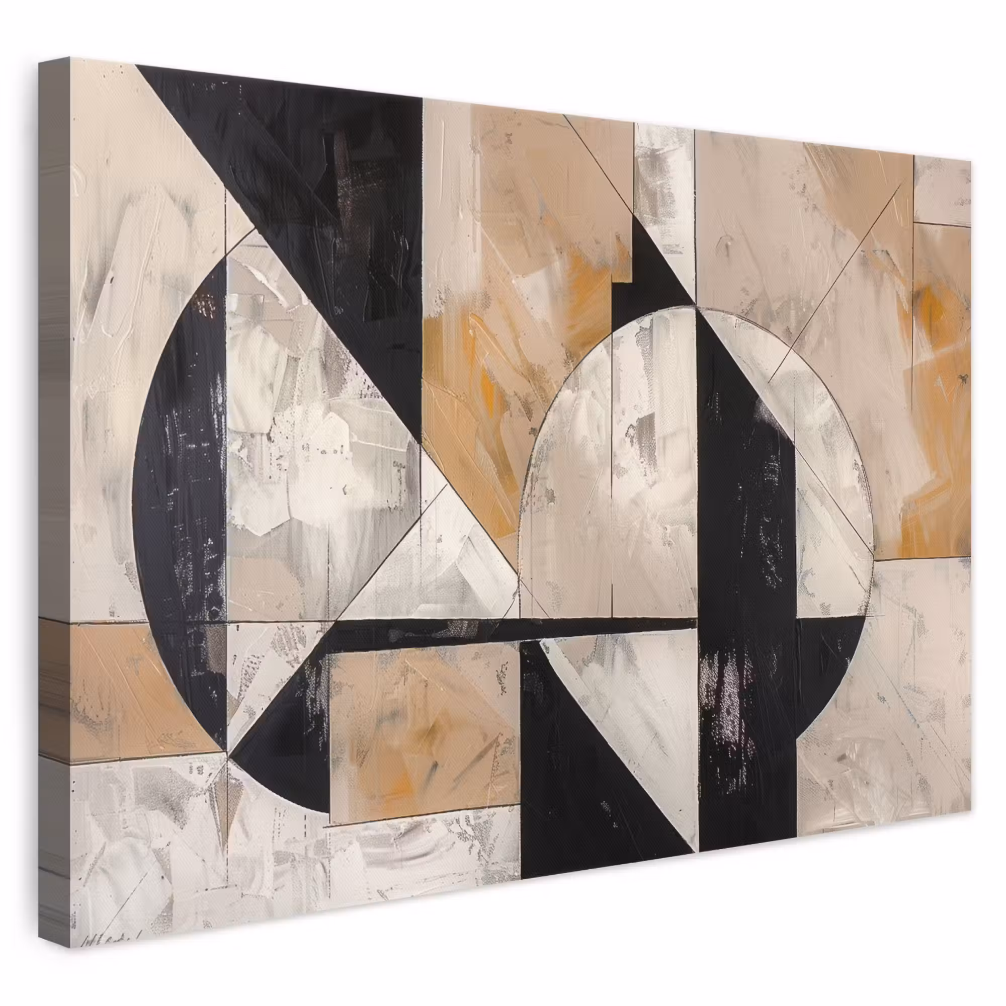 Leinwandbild - Abstrakt - Modern - Geometrisch - Pastell