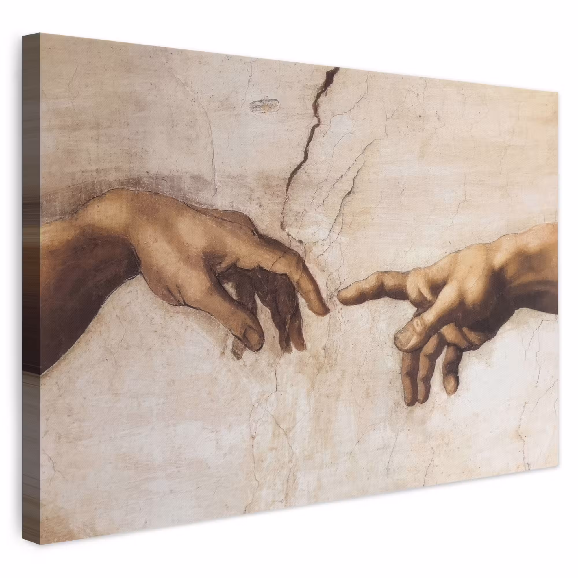 Leinwandbild - Adam - Michelangelo - Gemälde - Erschaffung von Adam