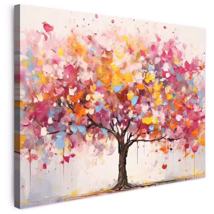 Leinwandbild - Aquarell - Baum - Kunst - Abstrakt