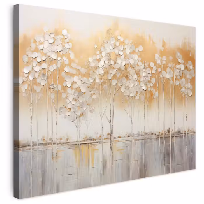 Leinwandbild - Bäume - Kunst - Acryl - Natur