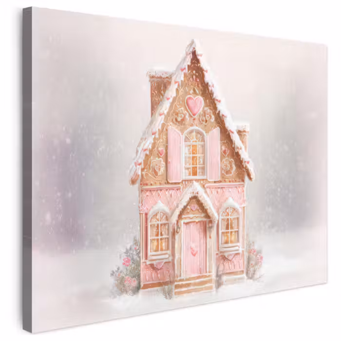 Leinwandbild - Cottage - Zucker - Pastell