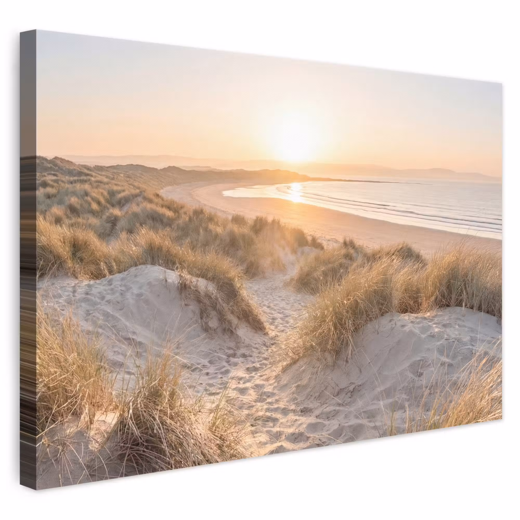 Leinwandbild - Dünen - Strand - Meer