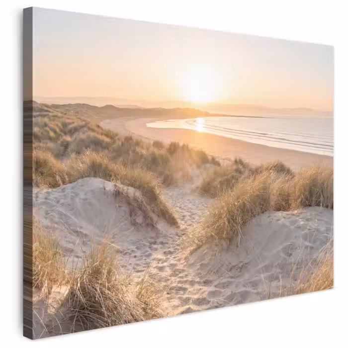 Leinwandbild - Dünen - Strand - Meer