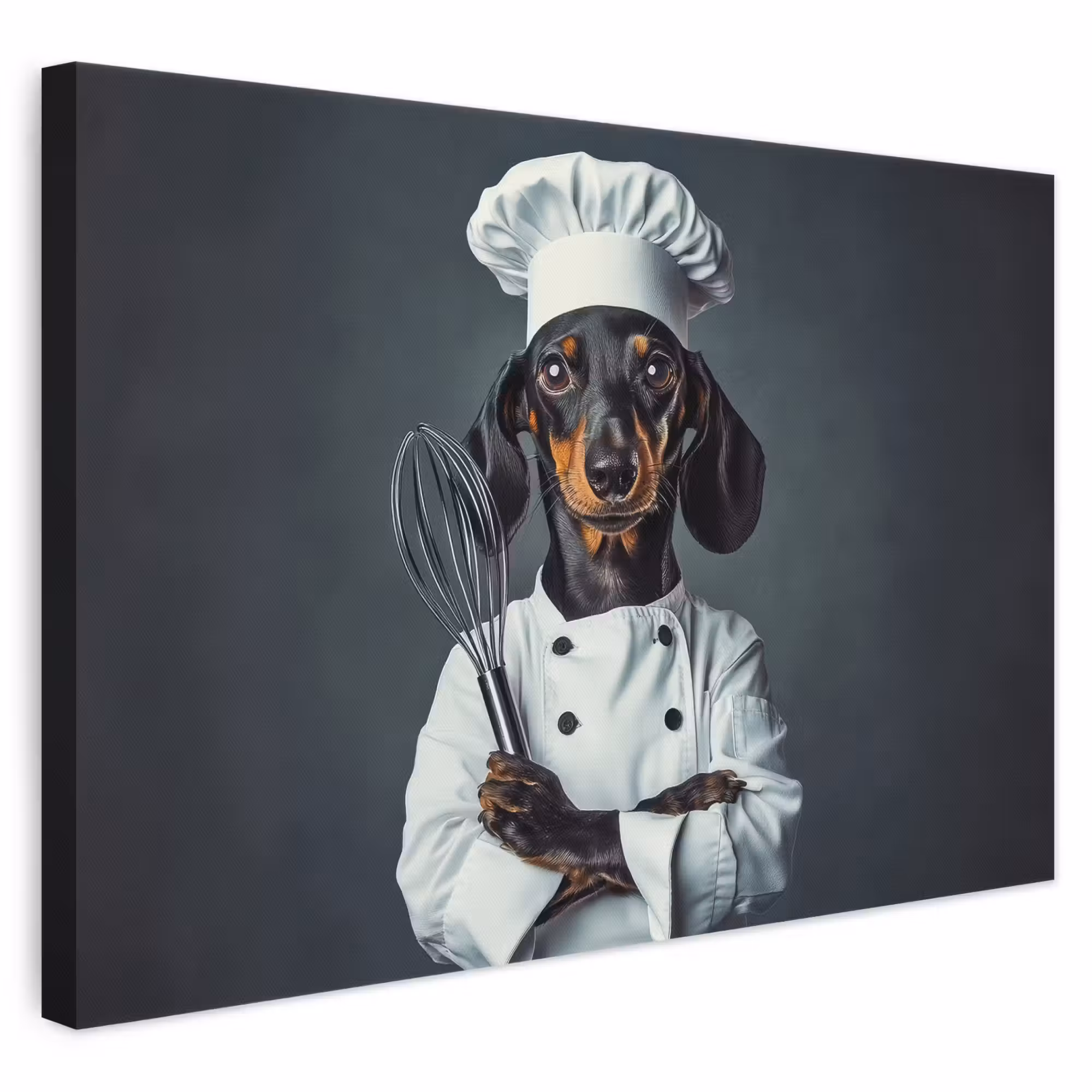 Leinwandbild - Hund - Garde - Koch