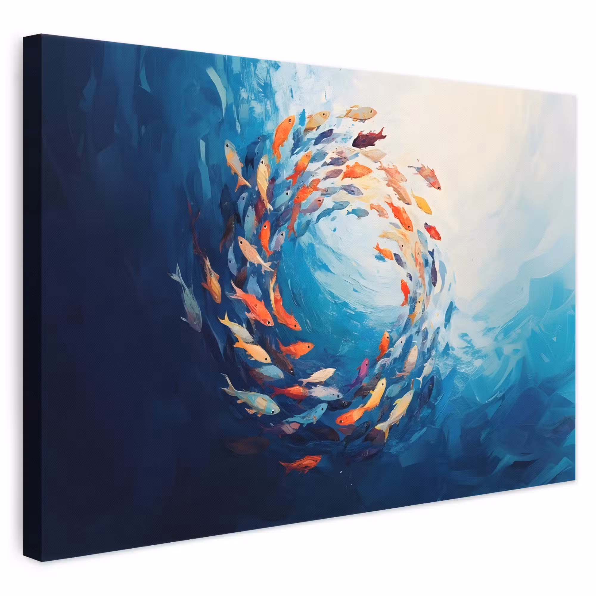 Leinwandbild - Meer - Fische - Bunt - Dynamisch