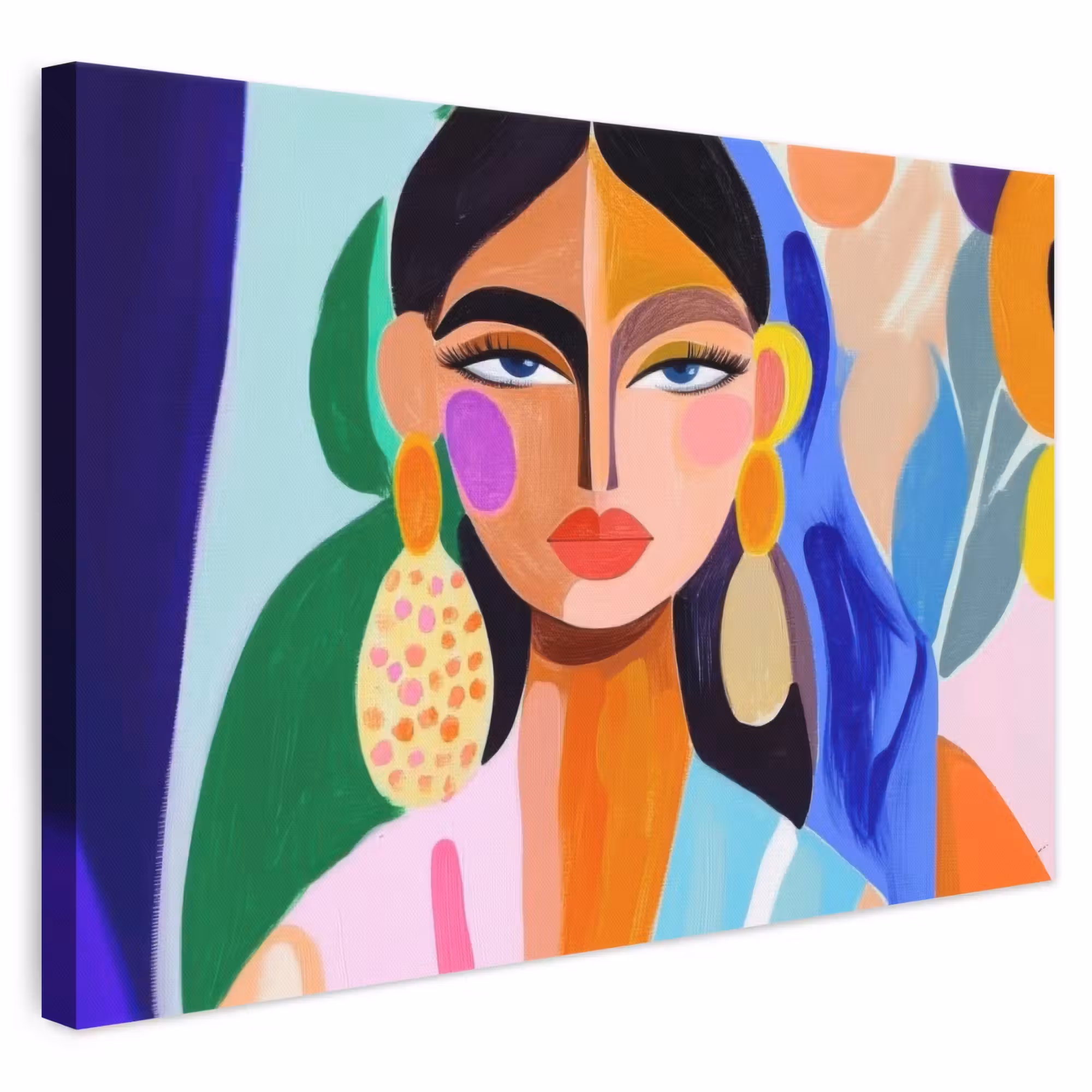 Leinwandbild - Porträt - Frau - Modern