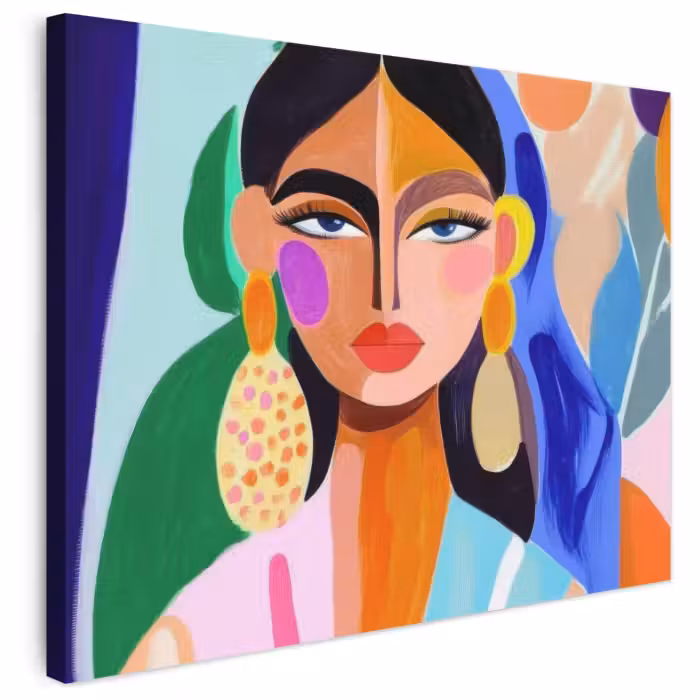 Leinwandbild - Porträt - Frau - Modern