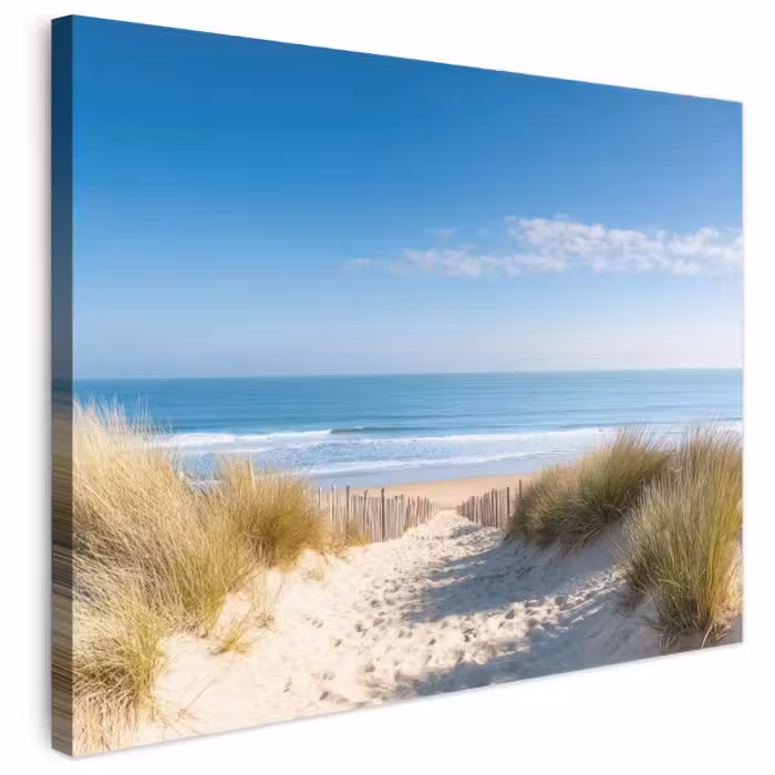 Leinwandbild - Strand - Meer - Düne - Sand - Sommer