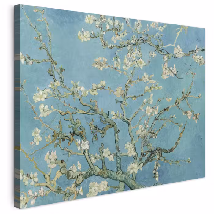 Leinwandbild - Van Gogh - Mandelblüte - Alte Meister - Kunst - Vintage