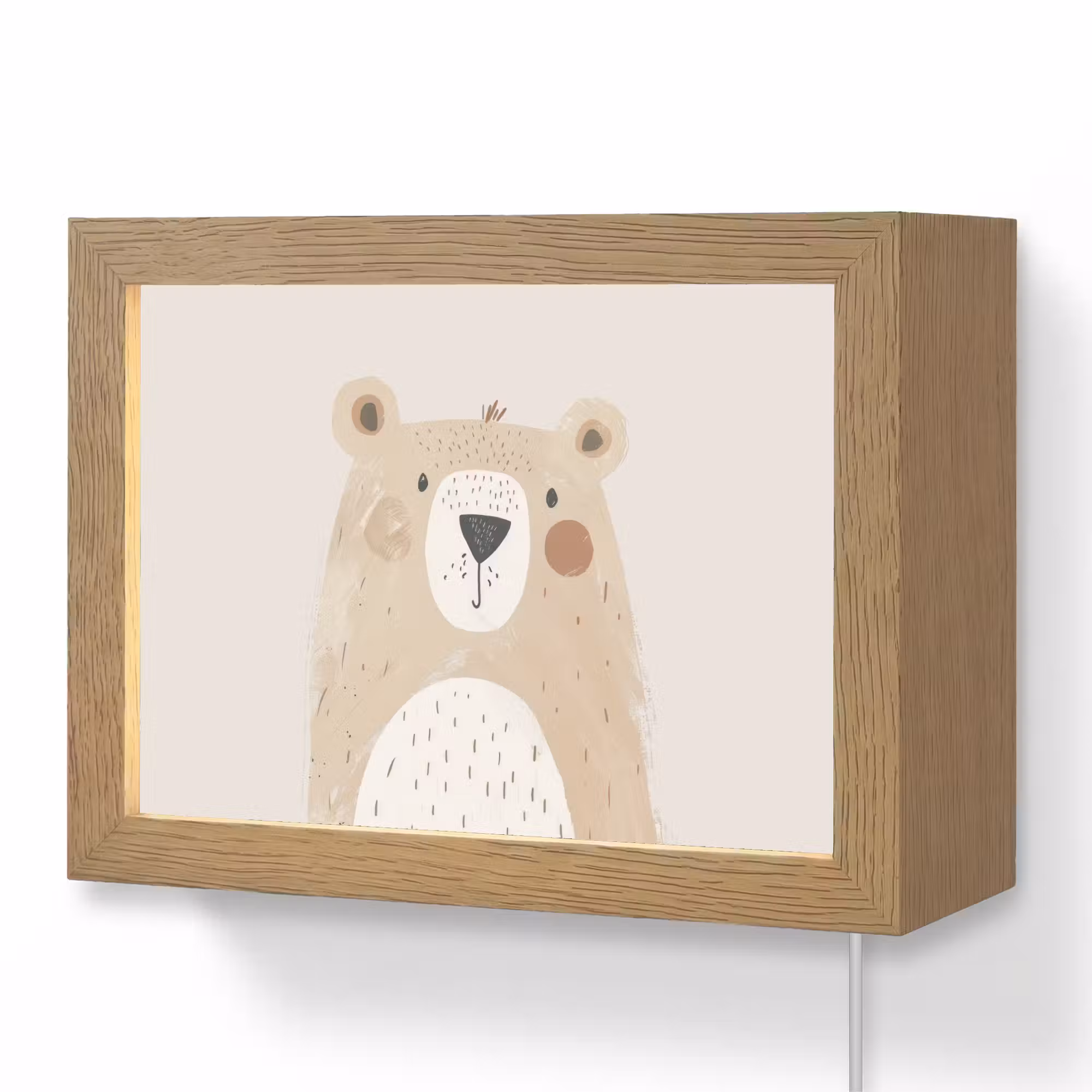 Lightbox - Wandlampe - Kinderzimmer - Bär - Tier - Wildtiere